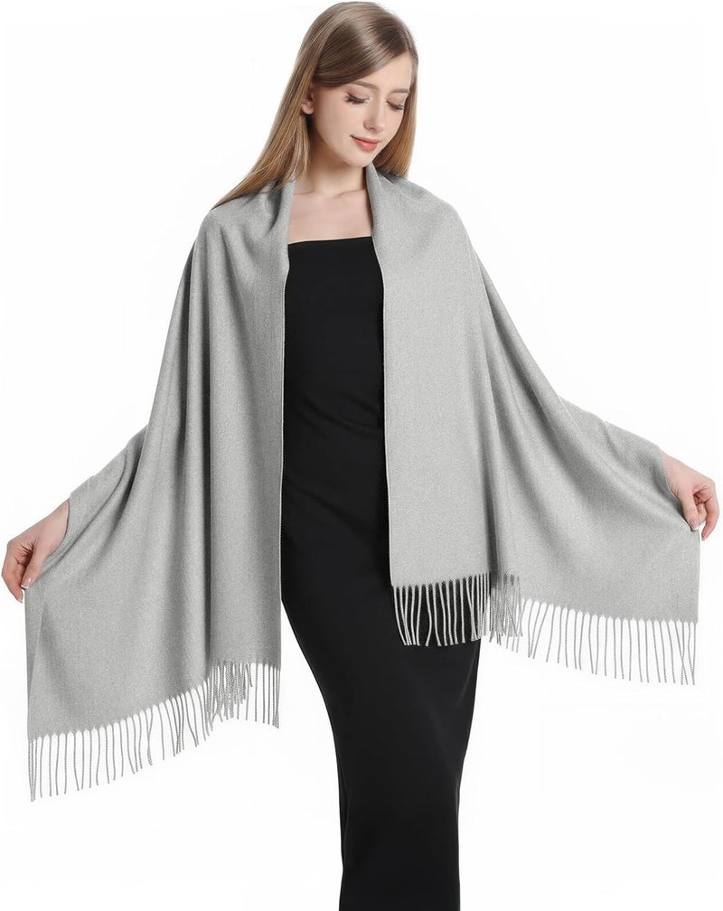 Sofier Pashmina Shawls And Wraps for Women for Evening Dress Warm Winter Scarf Wedding Bride Bridesmaid Gifts Cashmere Feel - Image 5